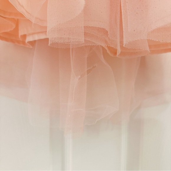 Blueberi Boulevard Pastel Pink Layered Tulle Jeweled Sleeveless Formal Dress 3T - Picture 4 of 9